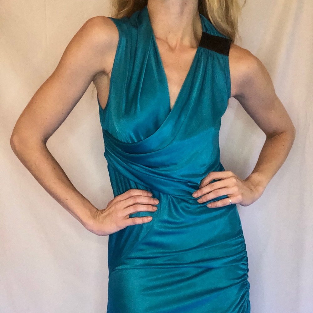 BCBG MaxArzria Teal Stunner